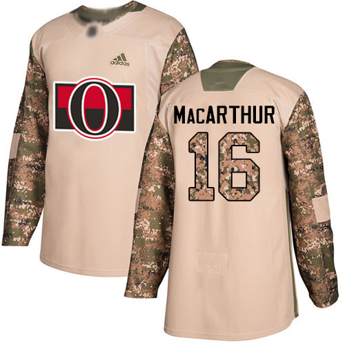 Hockey Youth Clarke MacArthur Camo Authentic Jersey - #16 Ottawa Senators Veterans Day Practice