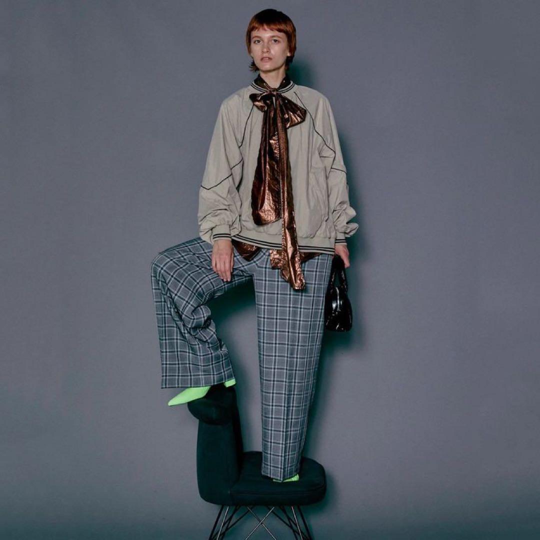 未使用MAISON SPECIALカラーパイピングナイロントップ