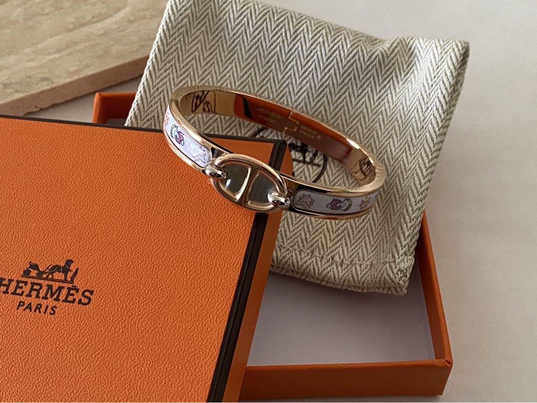 新品！未使用！レア！新作！　2024年　エルメス　エナメルブレスレット