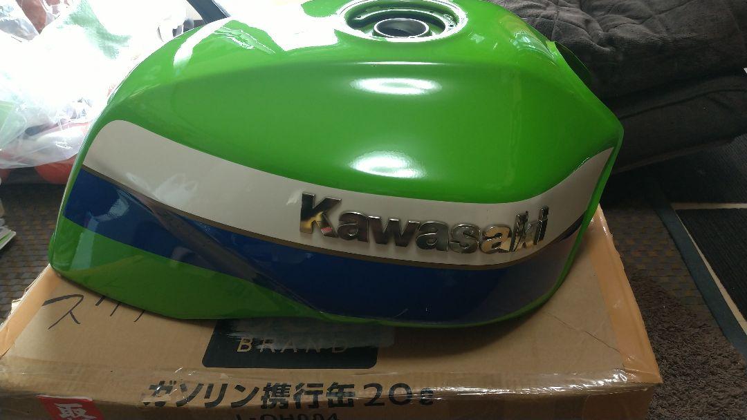 zrx 1100 1200 kawasaki 純正 タンク ライムグリーン