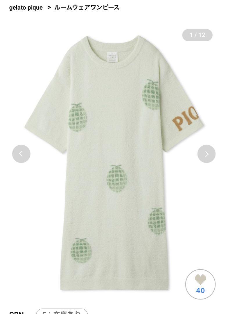 ジェラピケ　スムーズィーフルーツジャードワンピース